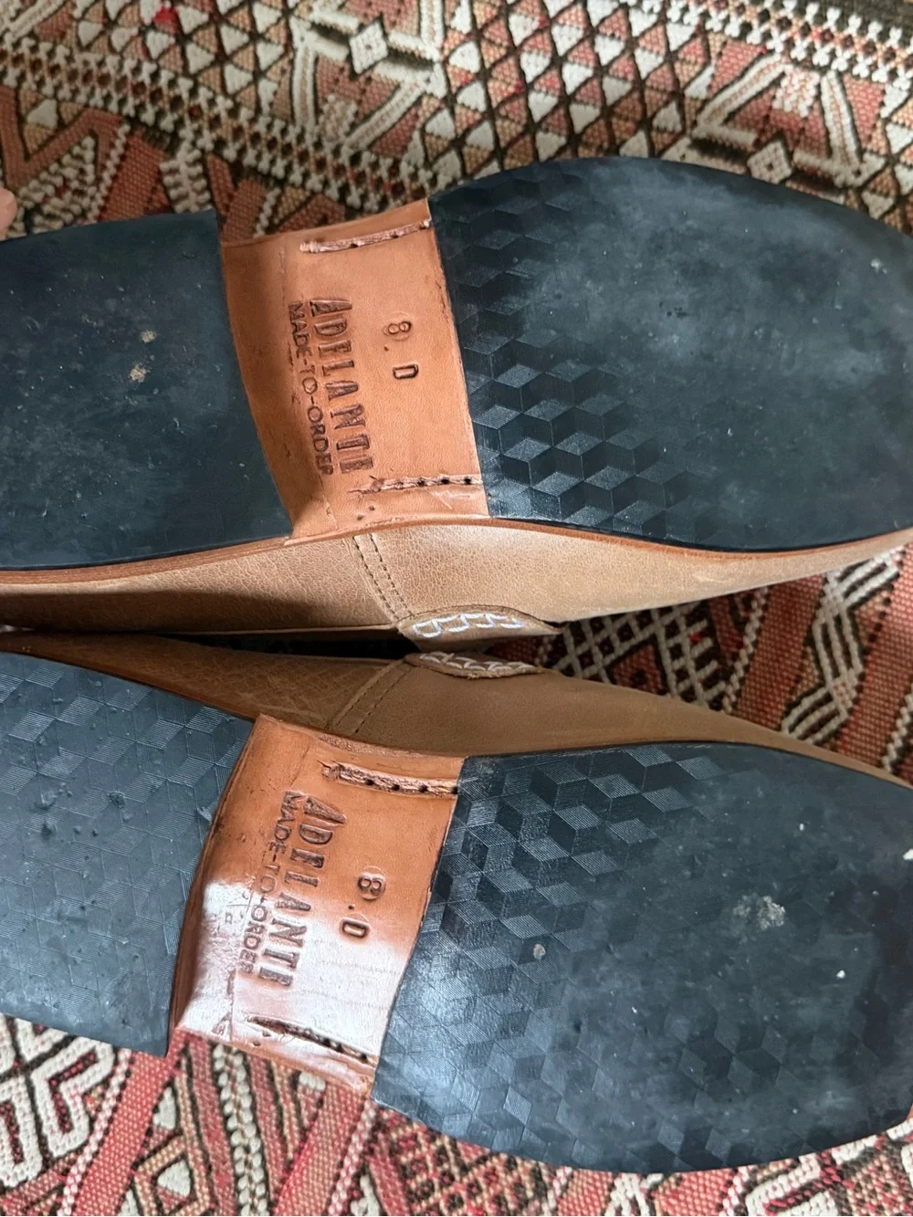 Adelante Men's Penny Loafers in Tan-8
